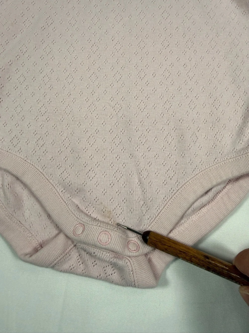 VINTAGE GYMBOREE 2006 Baby Girls‎ Pointelle Turtleneck Bodysuit 18–24M Cotton